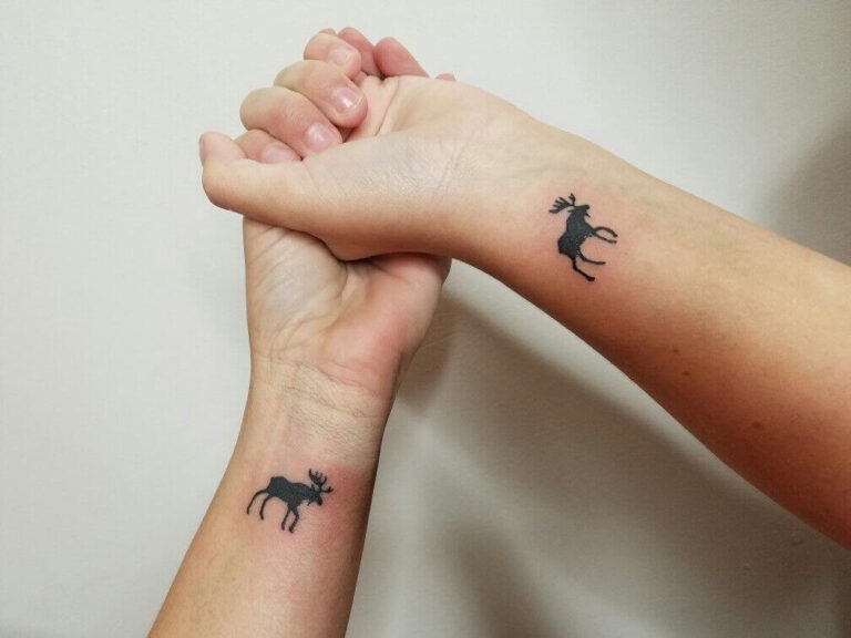 Las 11 mejores ideas de tatuajes de alces pequeños